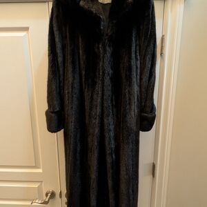 Luxurious Black Faux Fur